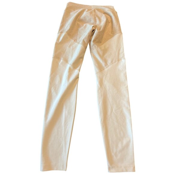 Outdoor Voices Beige 7/8 Color block High-Waisted Compression Leggings XS - Picture 7 of 7